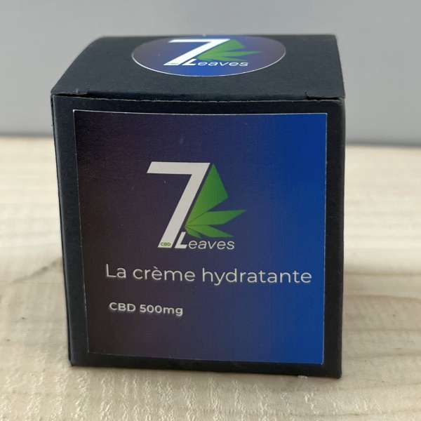 Crème hydratante CBD - pot 7Leaves 50ml