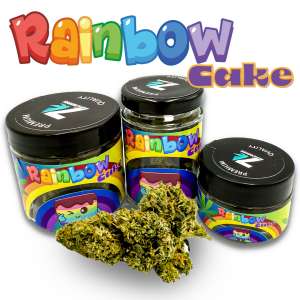 7leaves, vente en ligne de Fleurs CBD Rainbow Cake Indoor 7Leaves 2g-5g-10g