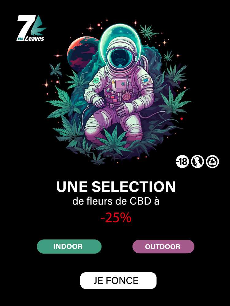 Une sélection de fleurs de CBD à -25%