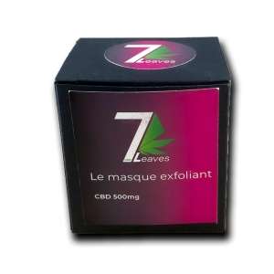 7leaves, vente en ligne de Masque exfoliant CBD - pot 7Leaves 50ml