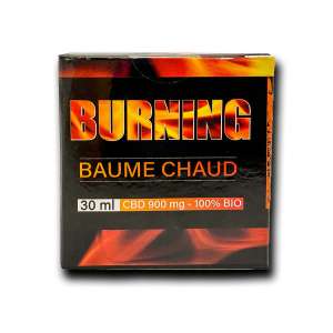 7leaves, vente en ligne de Baume Chaud CBD - pot 7Leaves 30ml