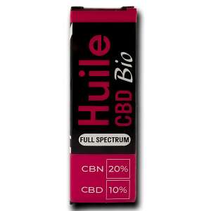 7leaves, vente en ligne de Huile 20% CBN 10% CBD - flacon 7Leaves 10ml