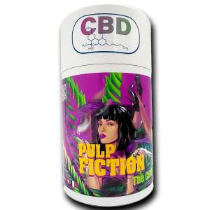 7leaves, vente en ligne de Thé CBD PULPE FICTION 7Leaves 40g