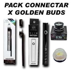 7leaves, vente en ligne de Pack ConNectar Paille Stache X Golden BUDS