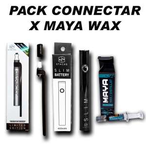 7leaves, vente en ligne de Pack ConNectar Paille Stache X MAYA Wax