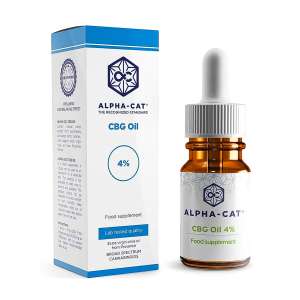 7leaves, vente en ligne de Huile 4% CBG - flacon Alpha Cat 10ml