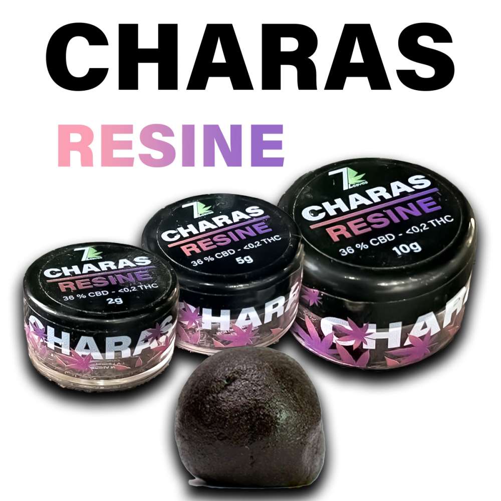 Résine Charas CBD 7Leaves 2g-5g-10g