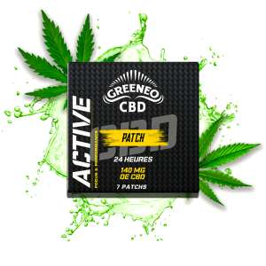 Patch CBD 20mg d'isolat GREENEO - (7 patchs de 24heures)